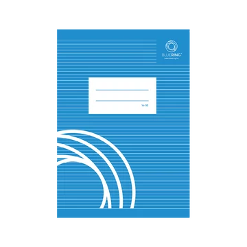 Füzet, tűzött, A5, vonalas, 32 lap, 2. osztály, BLUERING "16-32"