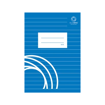 Füzet, tűzött, A5, vonalas, 32 lap, 3. osztály, BLUERING "12-32"