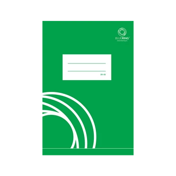 Füzet, tűzött, A5, sima, 32 lap, BLUERING "20-32"