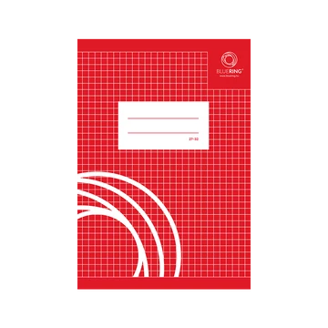 Füzet, tűzött, A5, kockás, 32 lap, BLUERING "27-32"