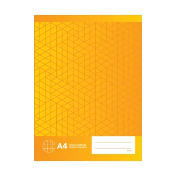 Füzet, tűzött, A4, francia kockás, 32 lap, BS "88-32"