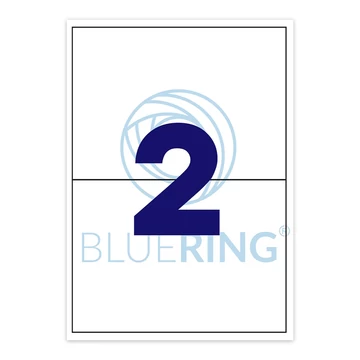 Etikett, univerzális, 210x148 mm, BLUERING, 200 etikett/csomag