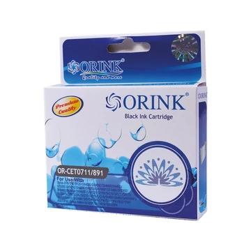 711XL/CZ133A Tintapatron, ORINK, fekete, 80ml