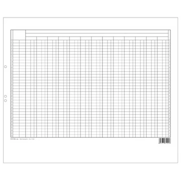 Könyvelési statisztikai gyüjtőív szabadlap 420x295 mm