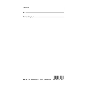 Bérfizetési boríték tasak 110x190 mm fehér Bérfizetési boríték tasak 110x190 mm fehér