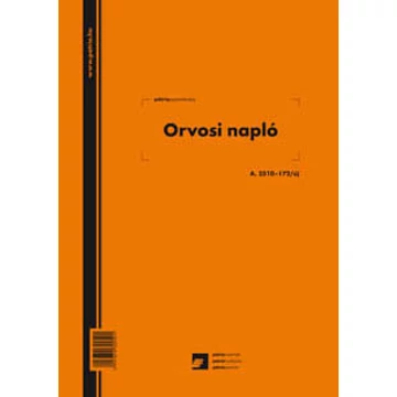 Orvosi napló 200 lapos könyv A/4 álló