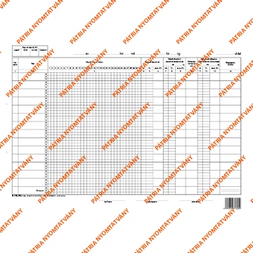 Étkezők nyilvántartása szabadlap A/3 fekvő Étkezők nyilvántartása szabadlap A/3 fekvő