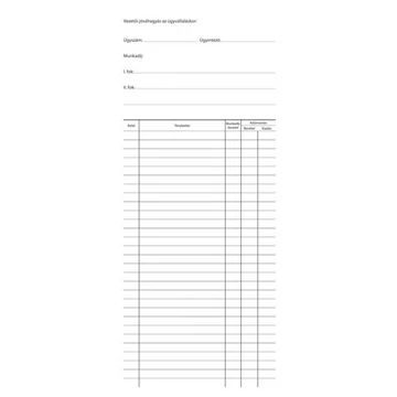 Iratgyüjtő (ügyvédi) dosszié 148x345 mm Iratgyüjtő (ügyvédi) dosszié 148x345 mm