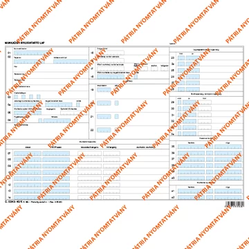 Munkaügyi nyilvántartó A/4 fekvő Munkaügyi nyilvántartó A/4 fekvő
