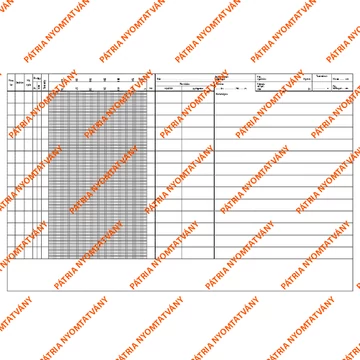 Gyermek lázlap A/3 fekvő Gyermek lázlap A/3 fekvő