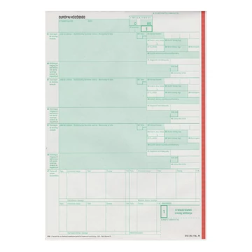 Vámárunyilatkozat árutovábbítás pótlap 3 lapos garn. Vámárunyilatkozat árutovábbítás pótlap 3 lapos garn.