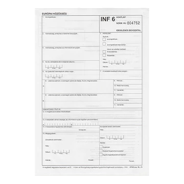 Információs lap 6 Információs lap 6