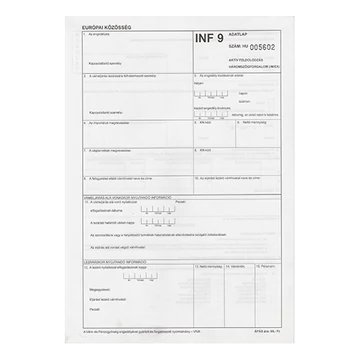 Információs lap 9 Információs lap 9