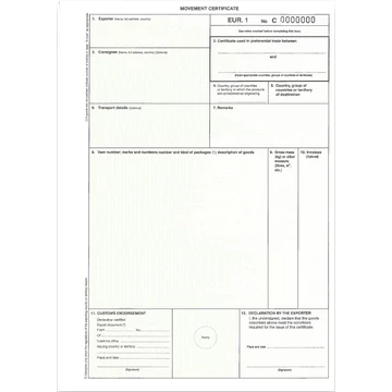 Szállítási bizonyítvány 4 pld-os Szállítási bizonyítvány 4 pld-os