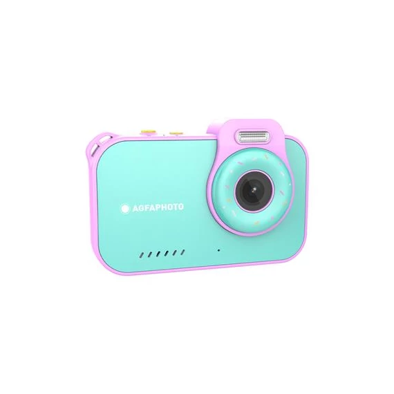 Fényképezőgép, digitális, vízálló, gyerekeknek, AGFAPHOTO Realikids 2 "ARKCW2PK", kék-rózsaszín