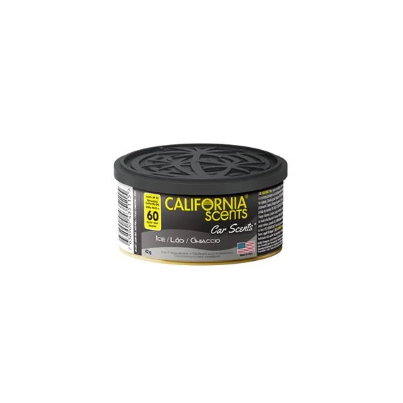 Autóillatosító konzerv, 42 g, CALIFORNIA SCENTS "Ice"