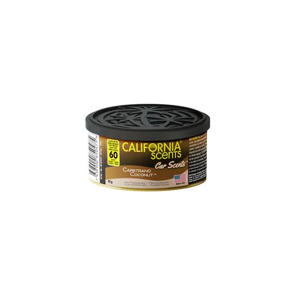 Autóillatosító konzerv, 42 g, CALIFORNIA SCENTS "Capistrano Coconut"