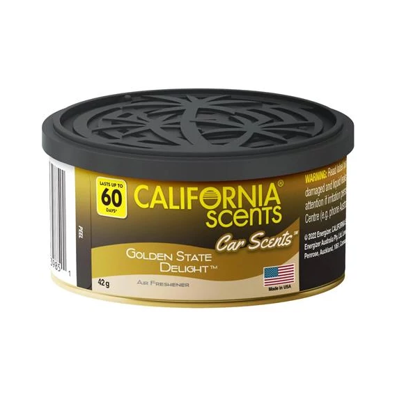 Autóillatosító konzerv, 42 g, CALIFORNIA SCENTS "Golden State Delight"