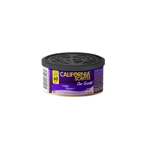 Autóillatosító konzerv, 42 g, CALIFORNIA SCENTS "Verri Berry"