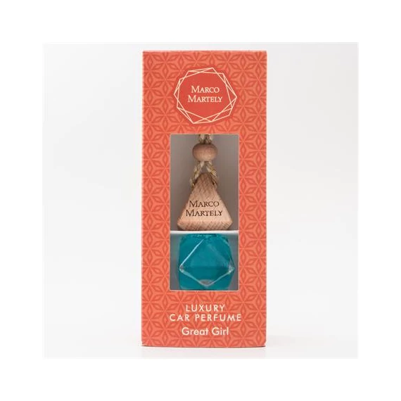 Autóparfüm, női illat, 7 ml, MARCO MARTELY "Great Girl"