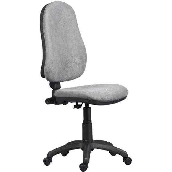 Irodai forgószék, szövetborítás, fekete lábkereszt, "Xenia ASYN", világosszürke Irodai forgószék, szövetborítás, fekete lábkereszt, "Xenia ASYN", világosszürke