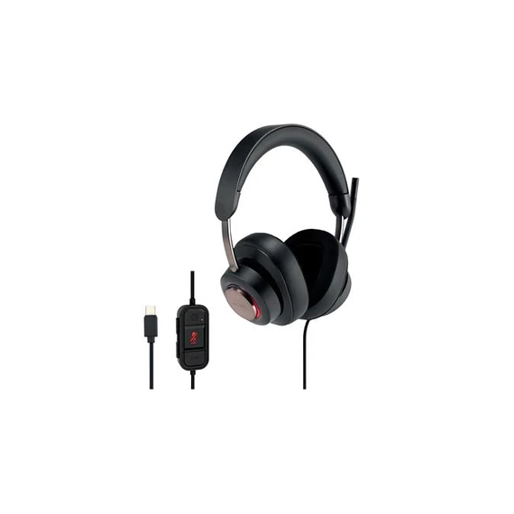 Fejhallgató, mikrofonnal, USB-C, KENSINGTON "H2000"