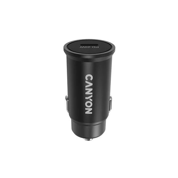 Autós töltő, 1xUSB-C, PD 20W, CANYON "C-20"