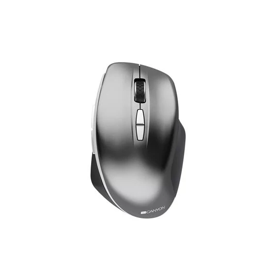 Egér, vezeték nélküli, optikai, USB, Blue-LED érzékelő, CANYON "MW-21", szürke