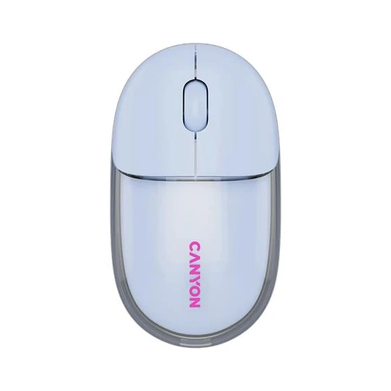 Egér, vezeték nélküli, dual-mode kapcsolat, optikai, CANYON "OnClick 24", kék