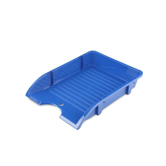 Irattálca, műanyag, törhetetlen, DONAU "Solid", kék