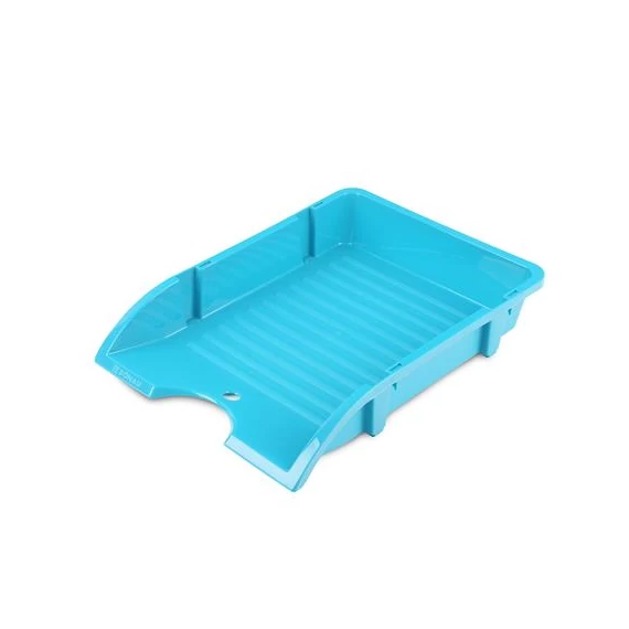 Irattálca, műanyag, törhetetlen, DONAU "Solid", türkiz