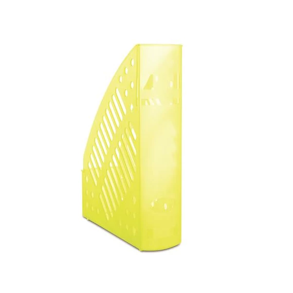 Iratpapucs, műanyag, 70 mm, DONAU, áttetsző sárga Iratpapucs, műanyag, 70 mm, DONAU, áttetsző sárga