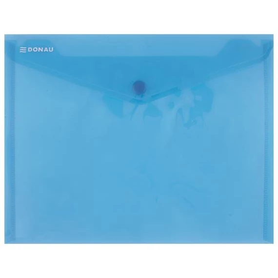 Irattartó tasak, A5, PP, patentos, DONAU, kék