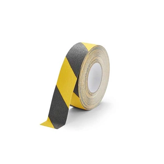 Csúszásgátló szalag, 5 cm x 15 m, DURABLE "DURALINE® GRIP", sárga-fekete