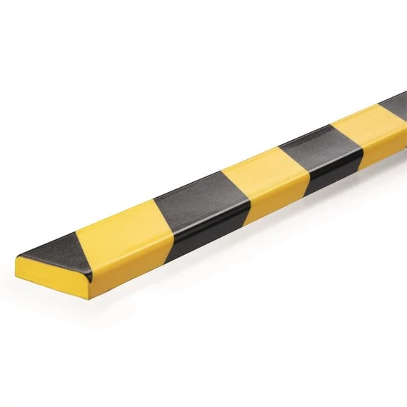 Felületvédő profil, DURABLE "S10", sárga-fekete