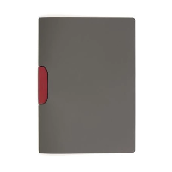 Gyorsfűző, klipes, A4, DURABLE "DURASWING® COLOR 30", piros