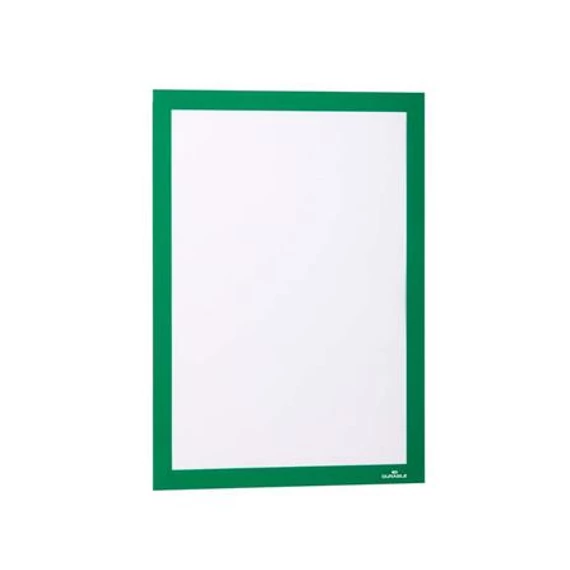 Infokeret, A4, öntapadó háttal, DURABLE "DURAFRAME®", zöld