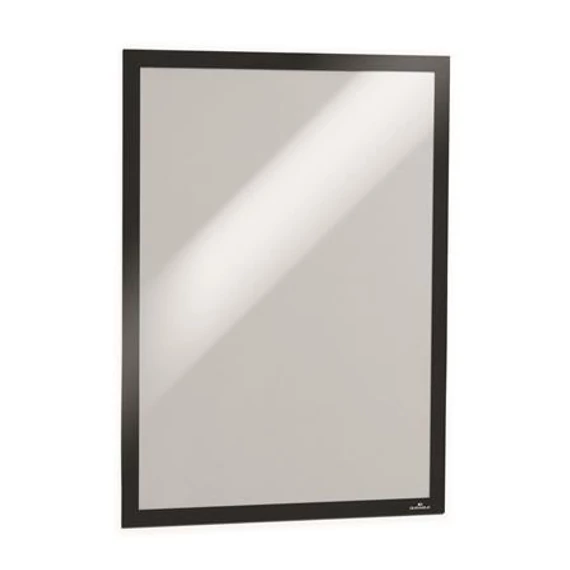 Infokeret, A3, öntapadó háttal, DURABLE "DURAFRAME®", fekete