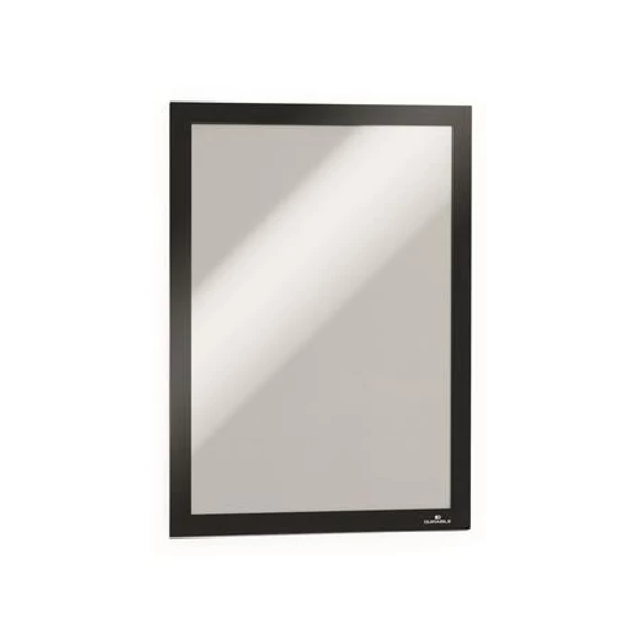 Infokeret, A4, öntapadó háttal, DURABLE "DURAFRAME®", fekete, 10 db/csomag
