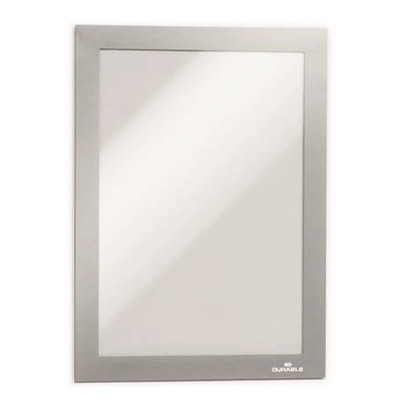 Infokeret, A5, mágneses, DURABLE "DURAFRAME MAGNETIC", ezüst