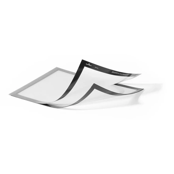 Infokeret, A4, mágneses, DURABLE "DURAFRAME® MAGNETIC PLUS", ezüst