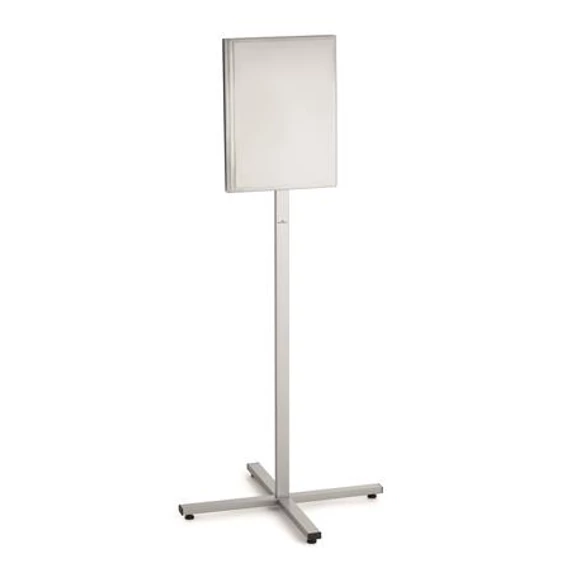 Padlóállvány, kültéri, A3, DURABLE "INFO STAND", antracit-szürke