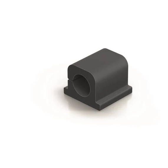 Kábelrögzítő klip, öntapadó, DURABLE "CAVOLINE® Clip pro 1", szürke