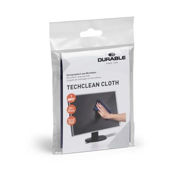 Törlőkendő, mikroszálas, 20x20 cm, DURABLE