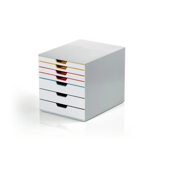 Irattároló, műanyag, 7 fiókos, DURABLE "VARICOLOR® MIX 7", színes