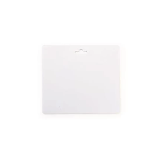 Névkitűző, Euro kivágás, 97x86 mm, DURABLE "Visitor Badge", fehér