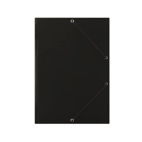 Gumis mappa, karton, A4, DONAU "Standard", fekete