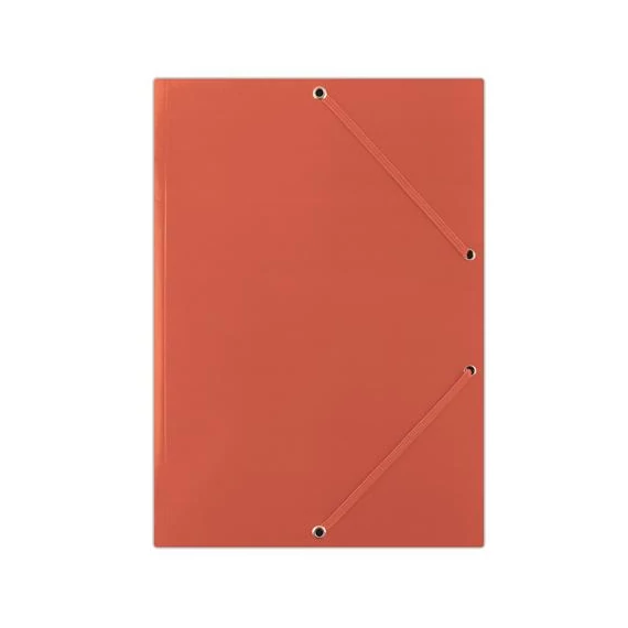 Gumis mappa, karton, A4, DONAU "Standard", piros