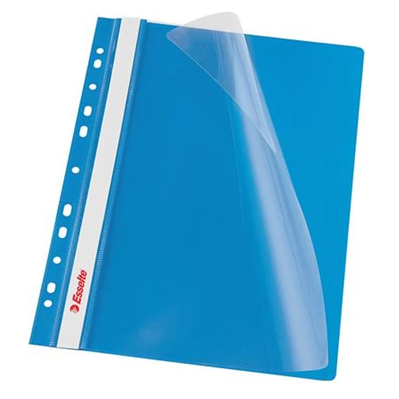 Gyorsfűző, lefűzhető, PP, A4, ESSELTE, VIVIDA, kék, 10 db/csomag