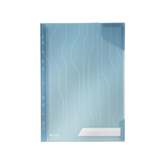 Genotherm, "L", lefűzhető, A4, 200 mikron, LEITZ "CombiFile", kék